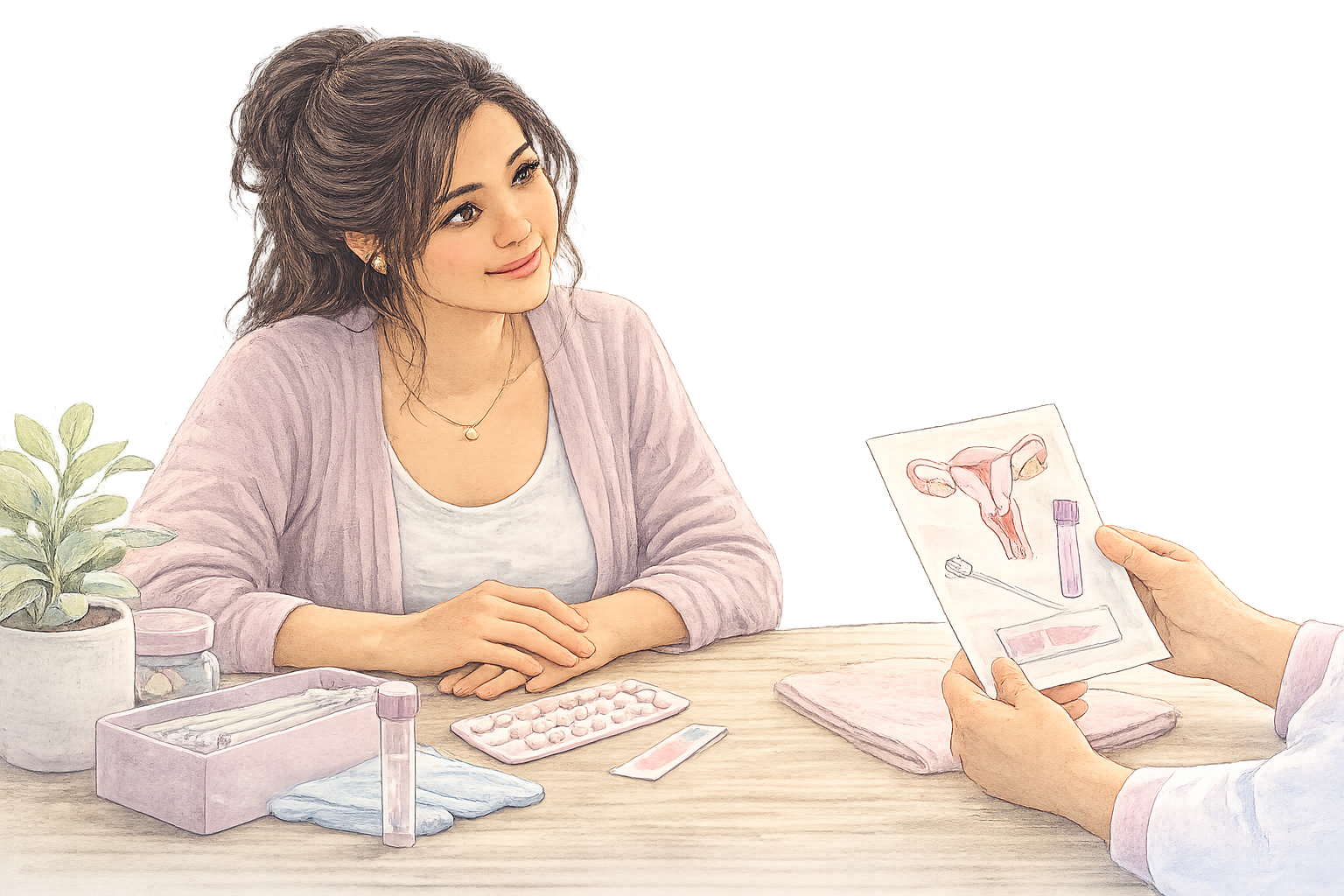 PAP Smear care illustration